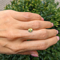 1.26 Ct. Green Sapphire from Montana Life Style