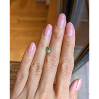 1.26 Ct. Green Sapphire from Montana Life Style