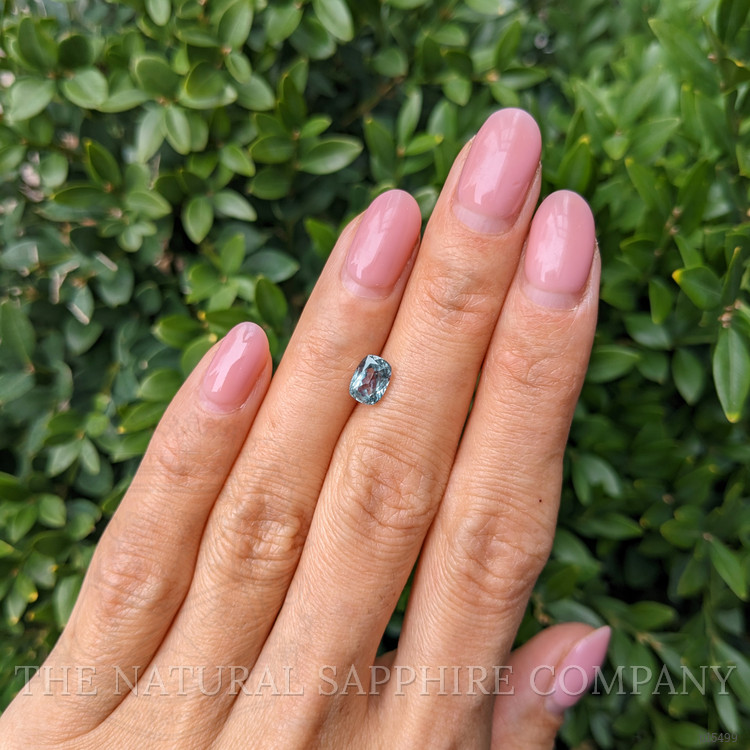 1.24 Ct. Bluish Green Sapphire from Montana