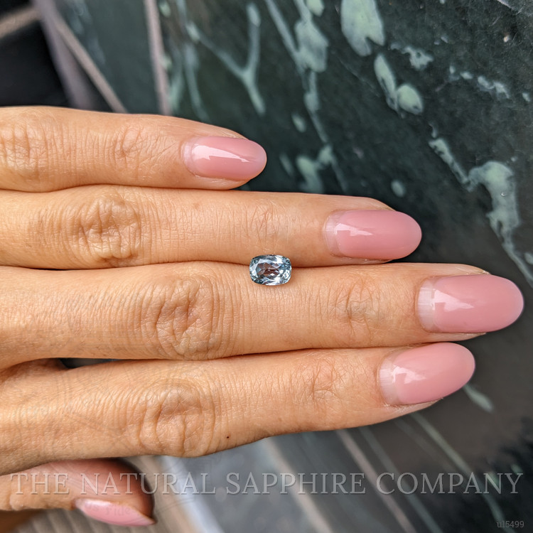 1.24 Ct. Bluish Green Sapphire from Montana