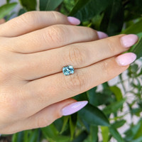 1.56 Ct. Bluish Green Sapphire from Montana Life Style