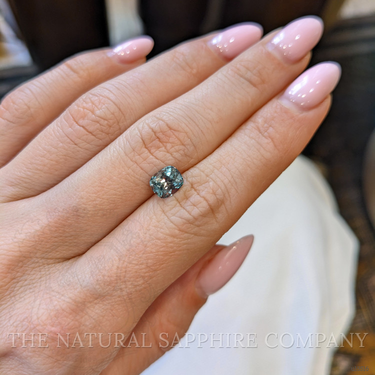 1.56 Ct. Bluish Green Sapphire from Montana