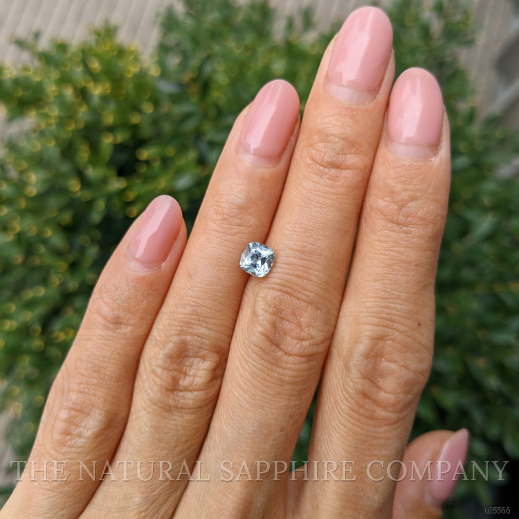 1.11 Ct. Greyish Blue Sapphire from Montana