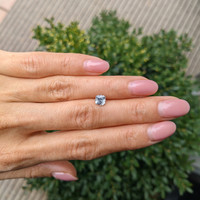 1.11 Ct. Greyish Blue Sapphire from Montana Life Style