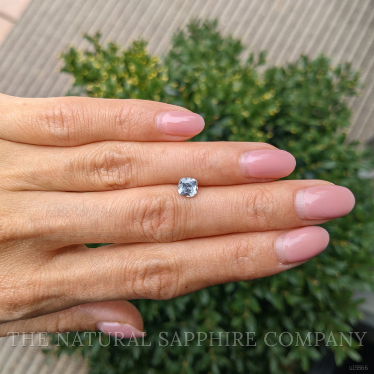1.11 Ct. Greyish Blue Sapphire from Montana
