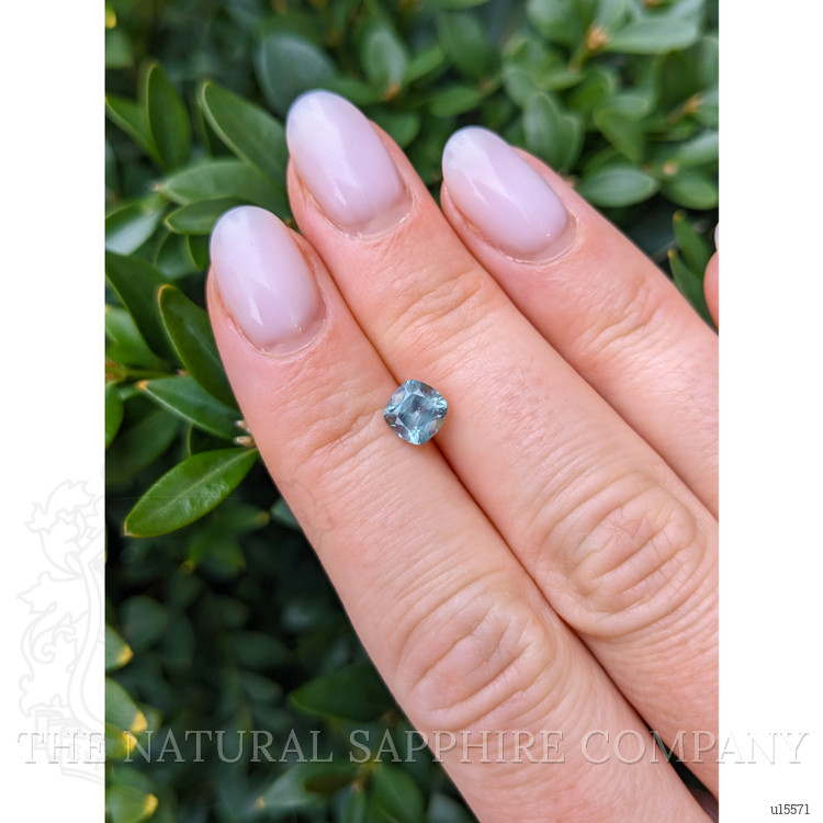 1.18 Ct. Bluish Green Sapphire from Montana