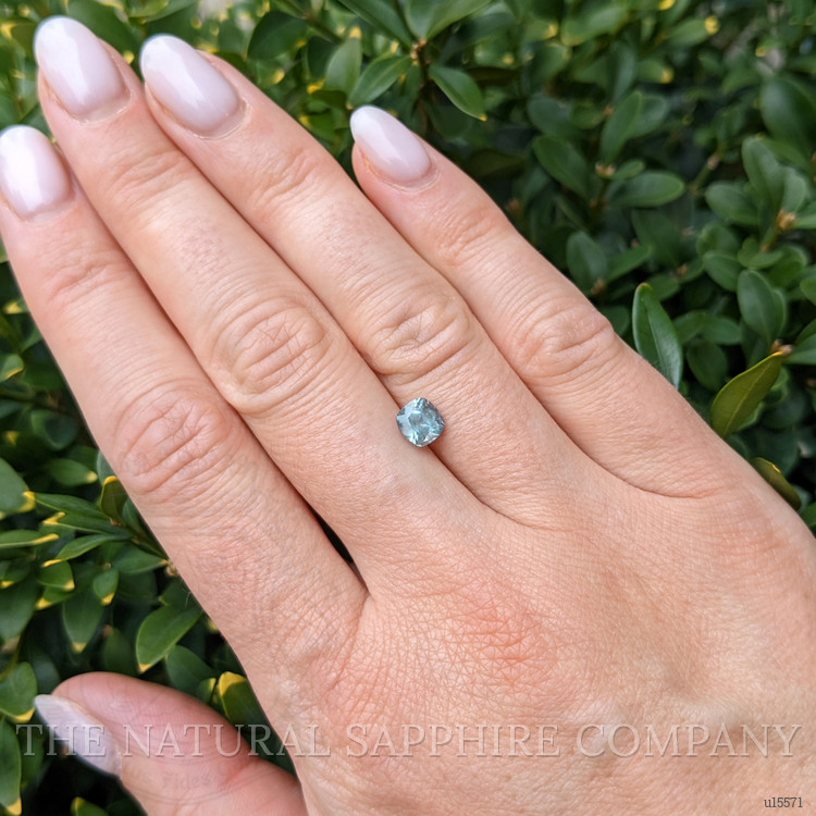 1.18 Ct. Bluish Green Sapphire from Montana