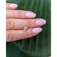 1.17 Ct. Yellowish Green Sapphire from Montana Life Style