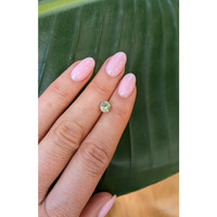 1.17 Ct. Yellowish Green Sapphire from Montana Life Style