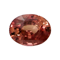 2.47 Ct. Orangish Brown Sapphire from Ceylon (Sri Lanka) Video