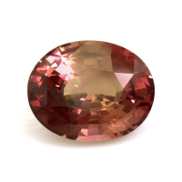 3.39 Ct. Peach Sapphire from Ceylon (Sri Lanka) Video