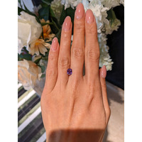 1.44 Ct. Purple Sapphire from Ceylon (Sri Lanka) Life Style