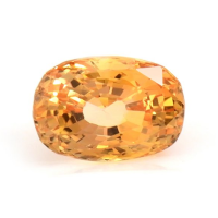 1.38 Ct. Orange Sapphire from Ceylon (Sri Lanka) Video