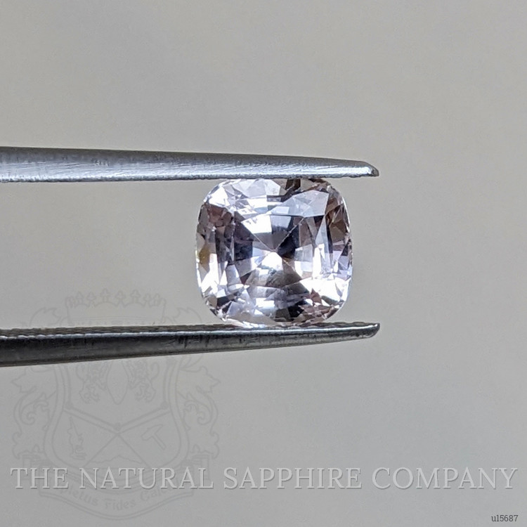 2.37 Ct. White Sapphire from Ceylon (Sri Lanka)
