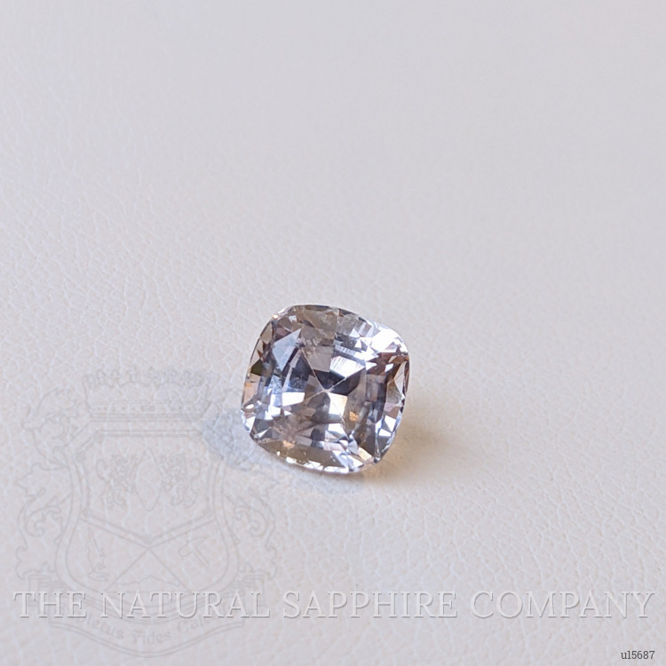 2.37 Ct. White Sapphire from Ceylon (Sri Lanka)