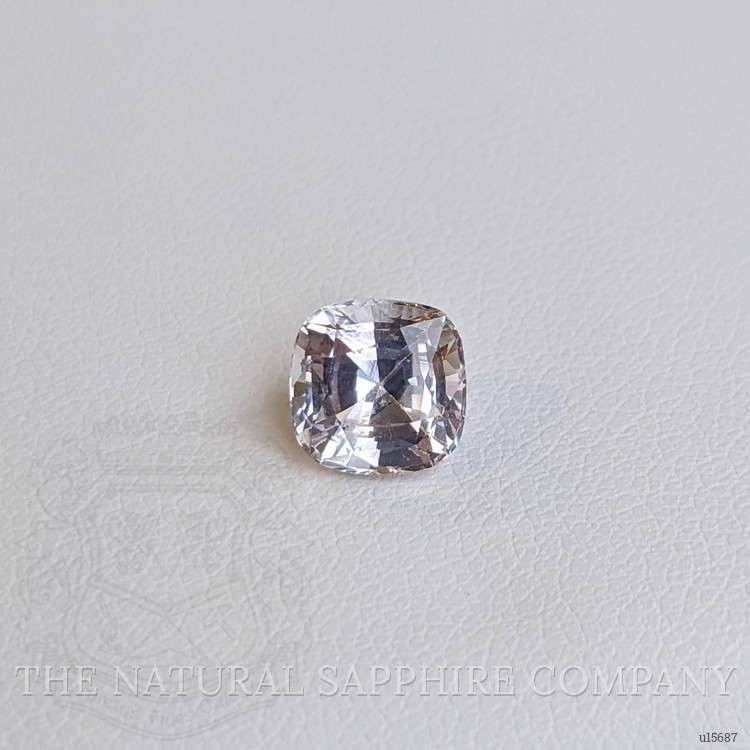 2.37 Ct. White Sapphire from Ceylon (Sri Lanka)
