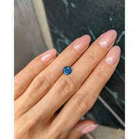 1.27 Ct. Greenish Blue Sapphire from Montana Life Style