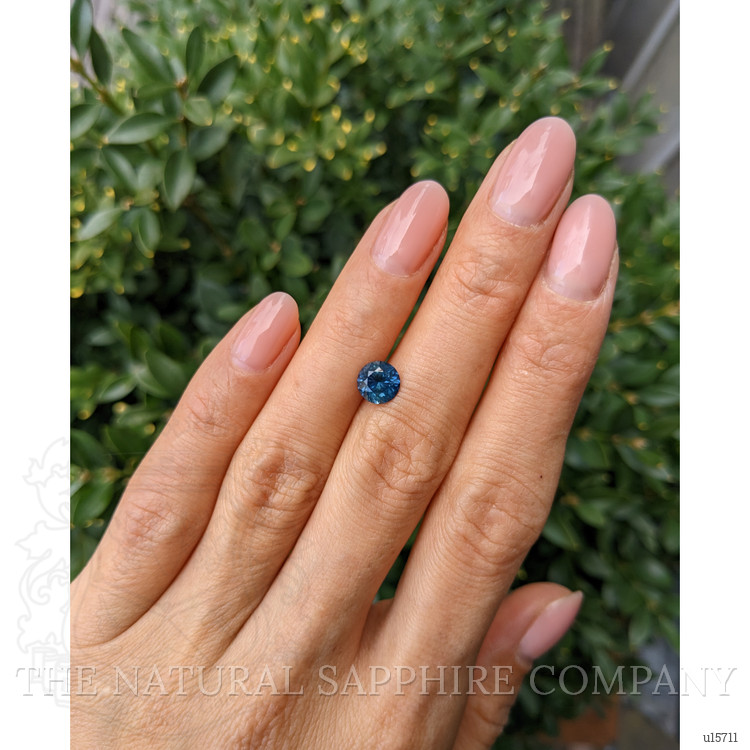 1.27 Ct. Greenish Blue Sapphire from Montana