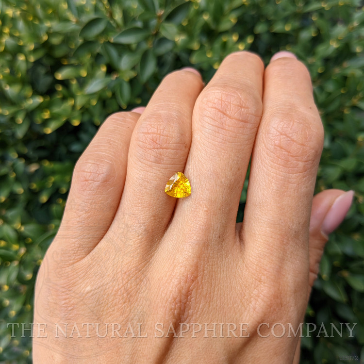 1.17 Ct. Orangish Yellow Sapphire from Ceylon (Sri Lanka)
