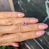 1.10 Ct. Purple Sapphire from Ceylon (Sri Lanka) Life Style