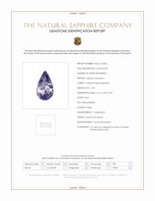 0.50 Ct. Purple Sapphire from Ceylon (Sri Lanka) Scan Report