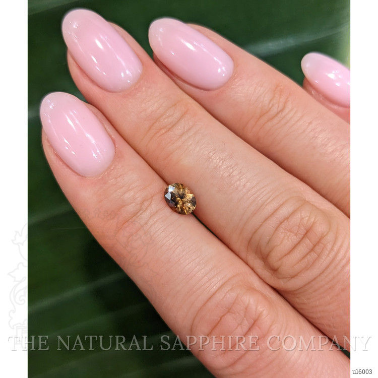 0.64 Ct. Orangish Brown Sapphire from Montana