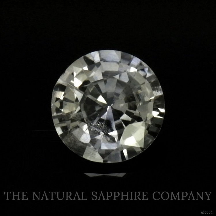 0.72 Ct. White Sapphire from Ceylon (Sri Lanka)
