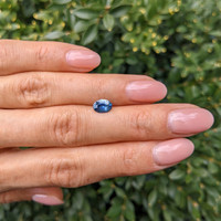 0.89 Ct. Greenish Blue Sapphire from Montana Life Style