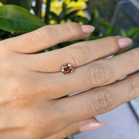 1.34 Ct. Orangish Brown Sapphire from Ceylon (Sri Lanka) Life Style
