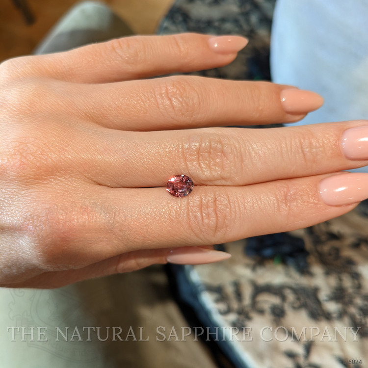 1.34 Ct. Orangish Brown Sapphire from Ceylon (Sri Lanka)