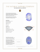 1.16 Ct. Purplish Pink Sapphire from Ceylon (Sri Lanka) 3 D Scan Report