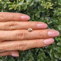 1.13 Ct. Orange Sapphire from Madagascar Life Style