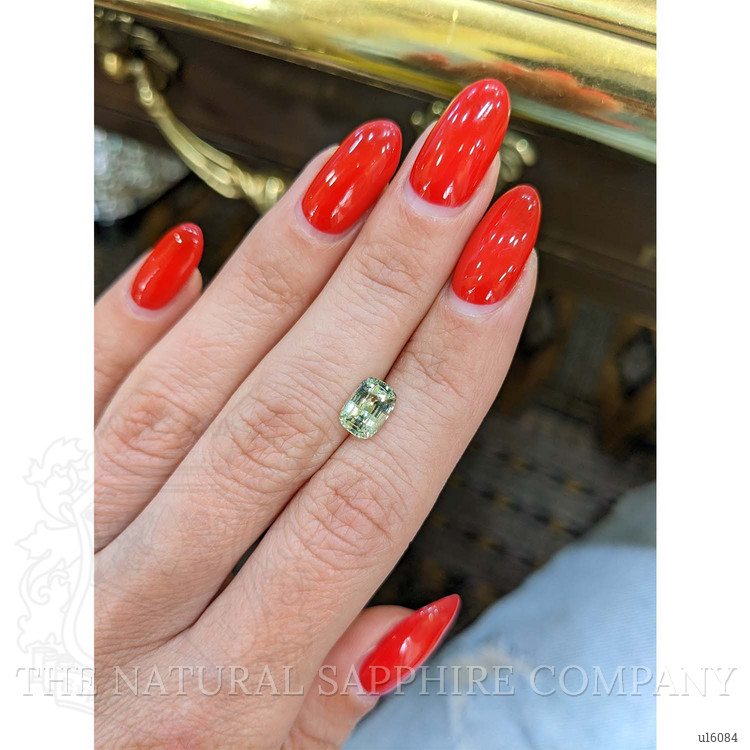 1.66 Ct. Yellowish Green Sapphire from Madagascar