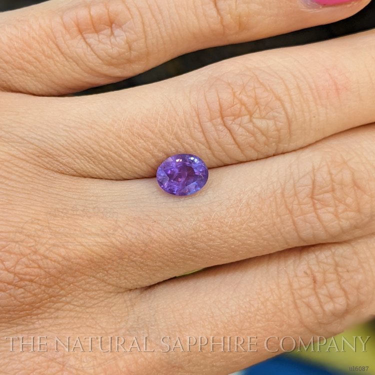 1.32 Ct. Purple Sapphire from Ceylon (Sri Lanka)