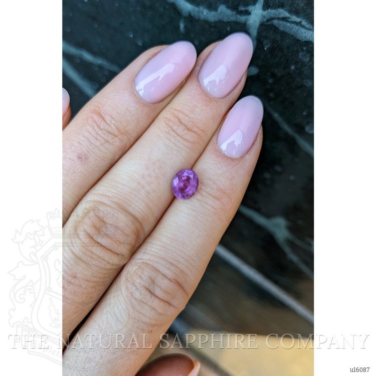 1.32 Ct. Purple Sapphire from Ceylon (Sri Lanka)