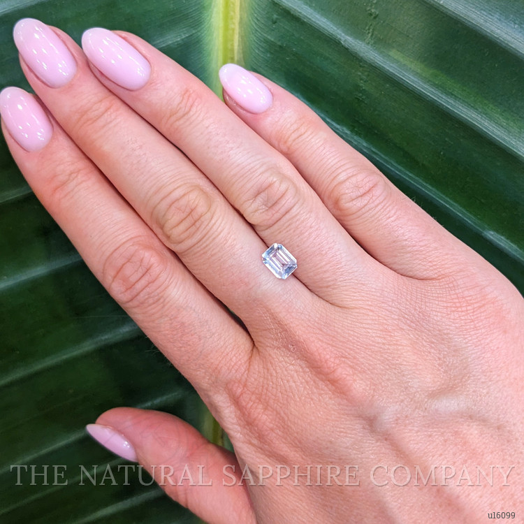 1.60 Ct. White Sapphire from Madagascar