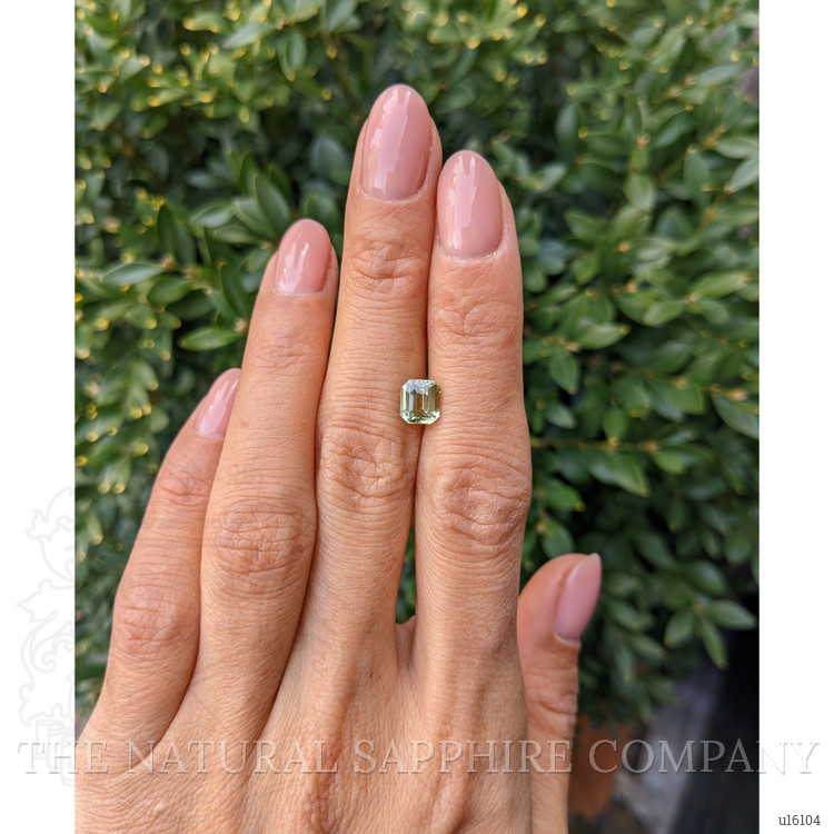 1.62 Ct. Yellowish Green Sapphire from Madagascar