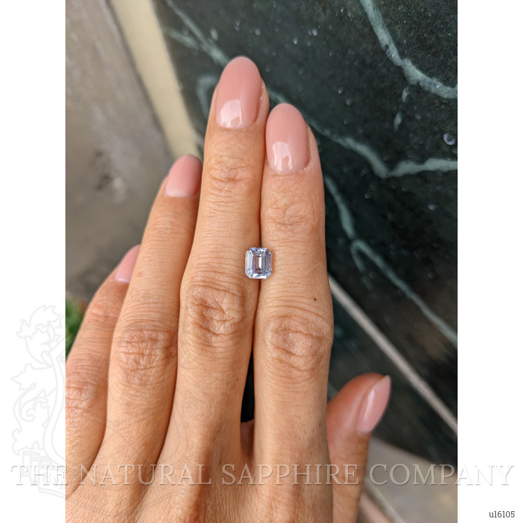 1.59 Ct. White Sapphire from Madagascar