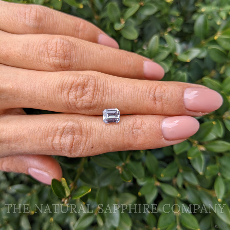 1.59 Ct. White Sapphire from Madagascar