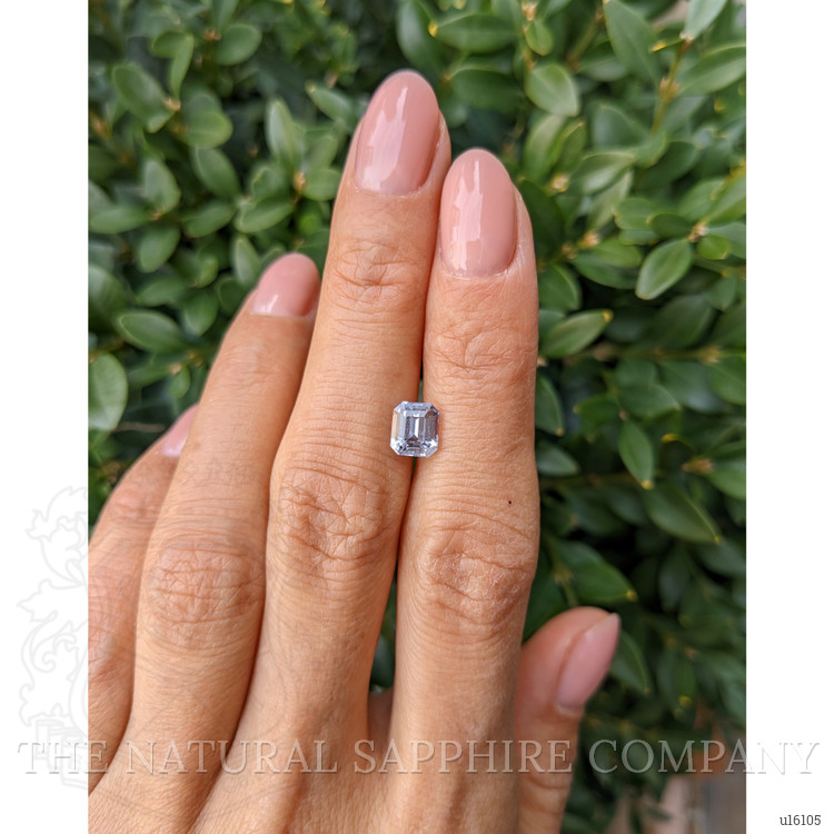 1.59 Ct. White Sapphire from Madagascar