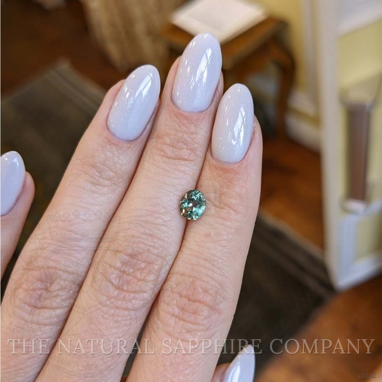 1.08 Ct. Bluish Green Sapphire from Madagascar