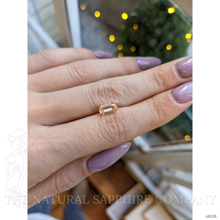 1.19 Ct. Peach Sapphire from Ceylon (Sri Lanka)