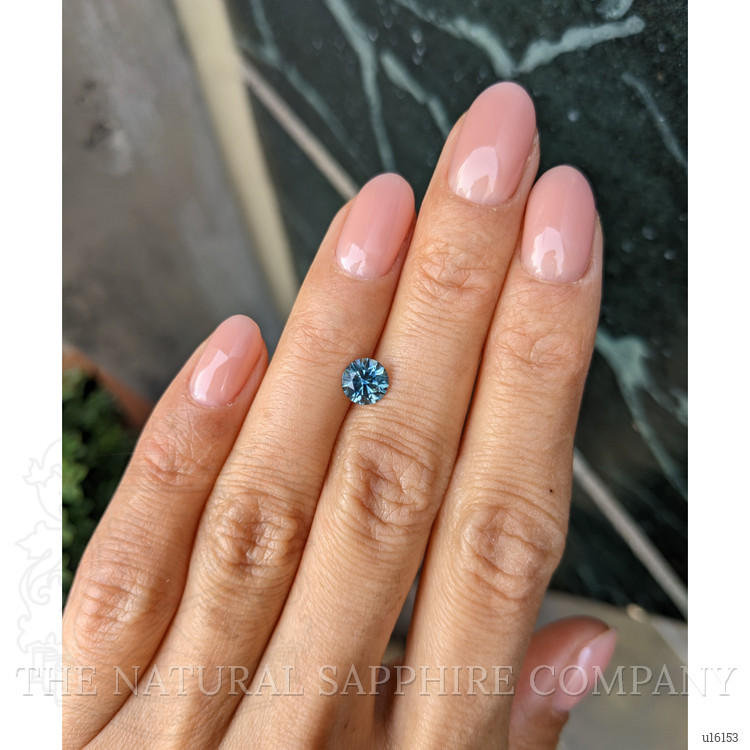 1.11 Ct. Bluish Green Sapphire from Montana