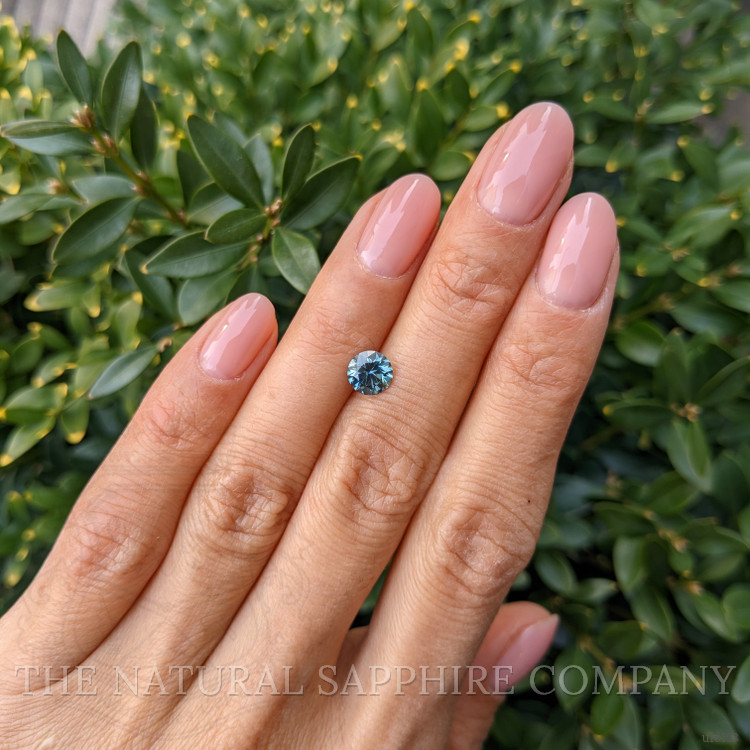 1.11 Ct. Bluish Green Sapphire from Montana