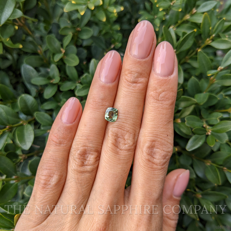1.18 Ct. Yellowish Green Sapphire from Madagascar