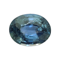 3.58 Ct. Bluish Green Sapphire from Ceylon (Sri Lanka) Video