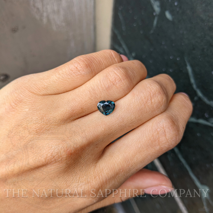 1.88 Ct. Bluish Green Sapphire from Ceylon (Sri Lanka)