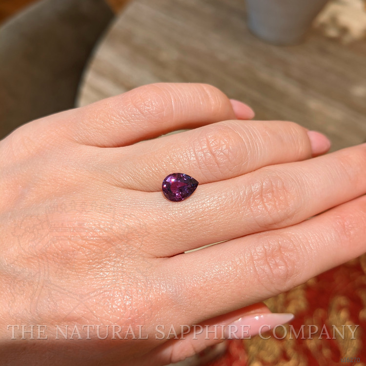 2.03 Ct. Pinkish Purple Sapphire from Ceylon (Sri Lanka)