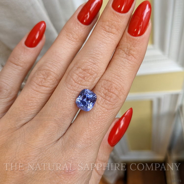 4.66 Ct. Violet Sapphire from Ceylon (Sri Lanka)