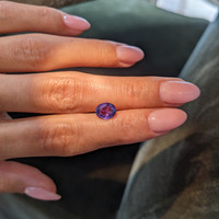 2.08 Ct. Color Change Sapphire from Ceylon (Sri Lanka) Life Style